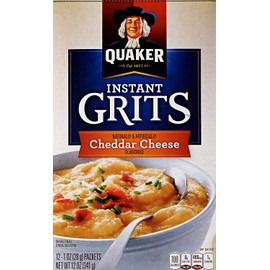 Quaker Instant Grits Cheddar Cheese, 12 ct