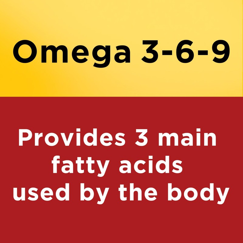 Nature Made Triple Omega 3 6 9 Supplements, Flaxseed, Safflower