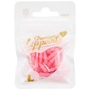 L STYLE Premium Lip Point Tips, Dyed Pink, 30 pcs