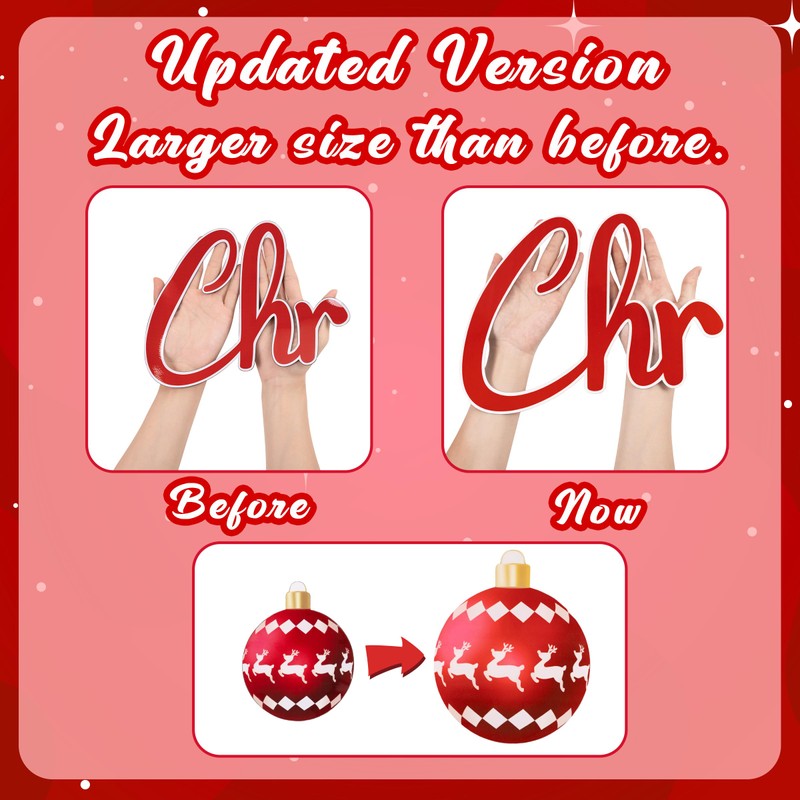 90shine 32PCS Christmas Garage Door Decorations Magnets - Merry Xmas
