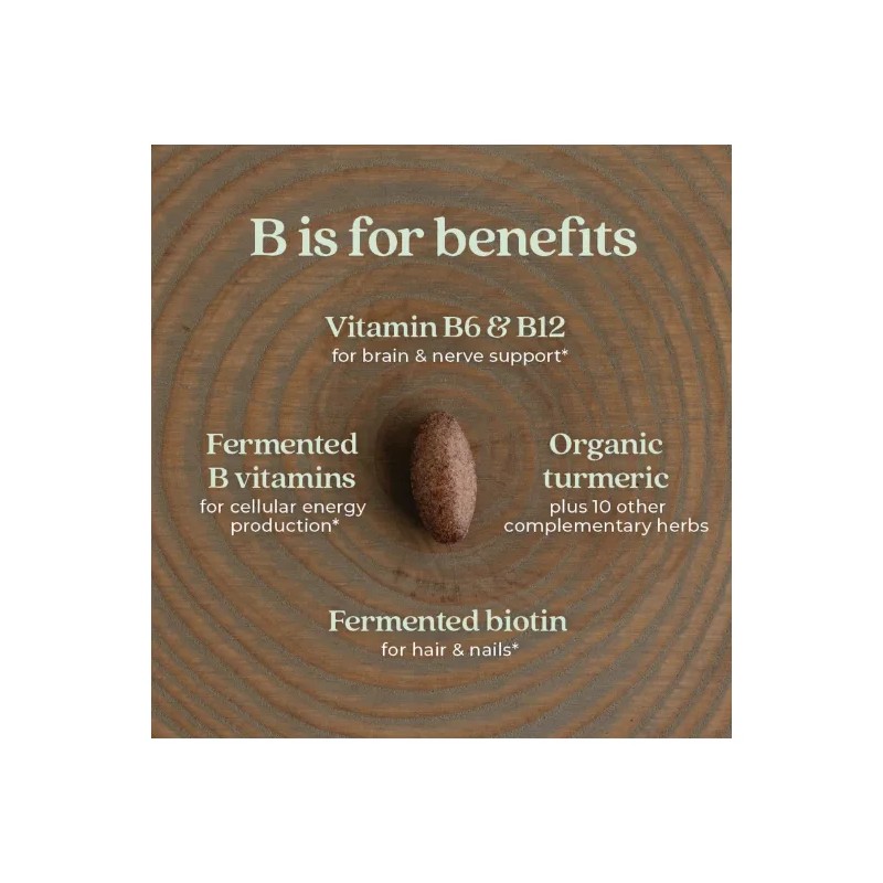 Coenzyme Complex New Chapter Vitamina Tabletas Vegano Sabor