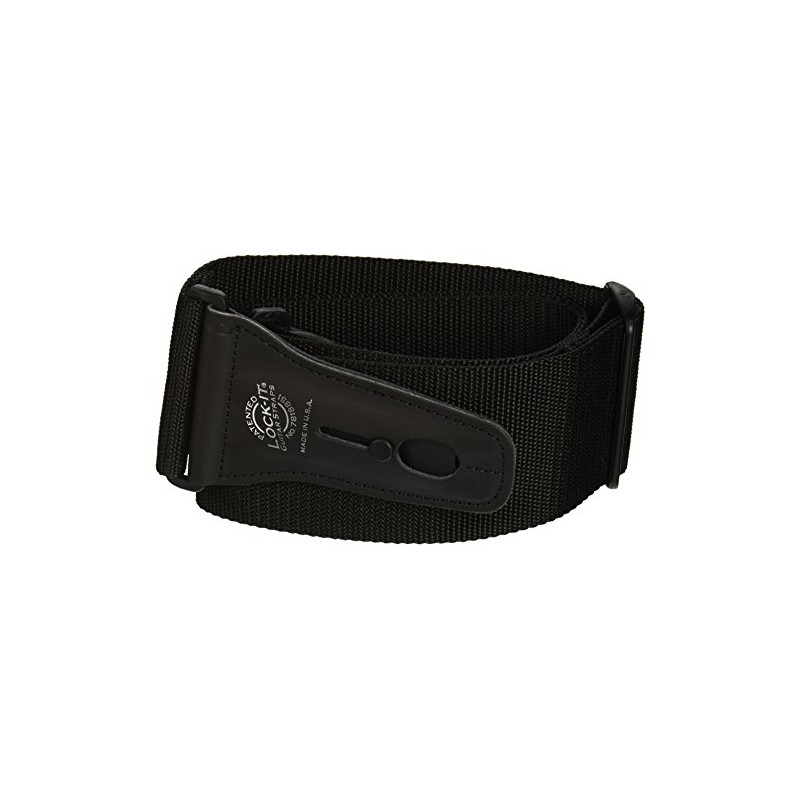 'Lock It Lis 012 P3 Blk Guitar Strap – Black