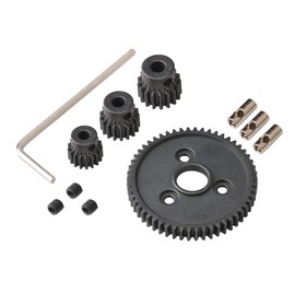 CENTAURUS 54T Motor Gear 3956 Metal Steel 0.8 32 Pitch Spur Gear with 15T 17T 19T Pinions Gear Sets for 4x4 4WD/2WD VXL VXL