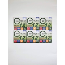 Cleartone 7412 Light Phosphor Bronze Acoustic Guitar Strings 12-53 6-Pack w/Bonus Peg Winder