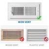3 Pack Strong Magnetic Vent Covers for Home Ceiling, 5.5x12