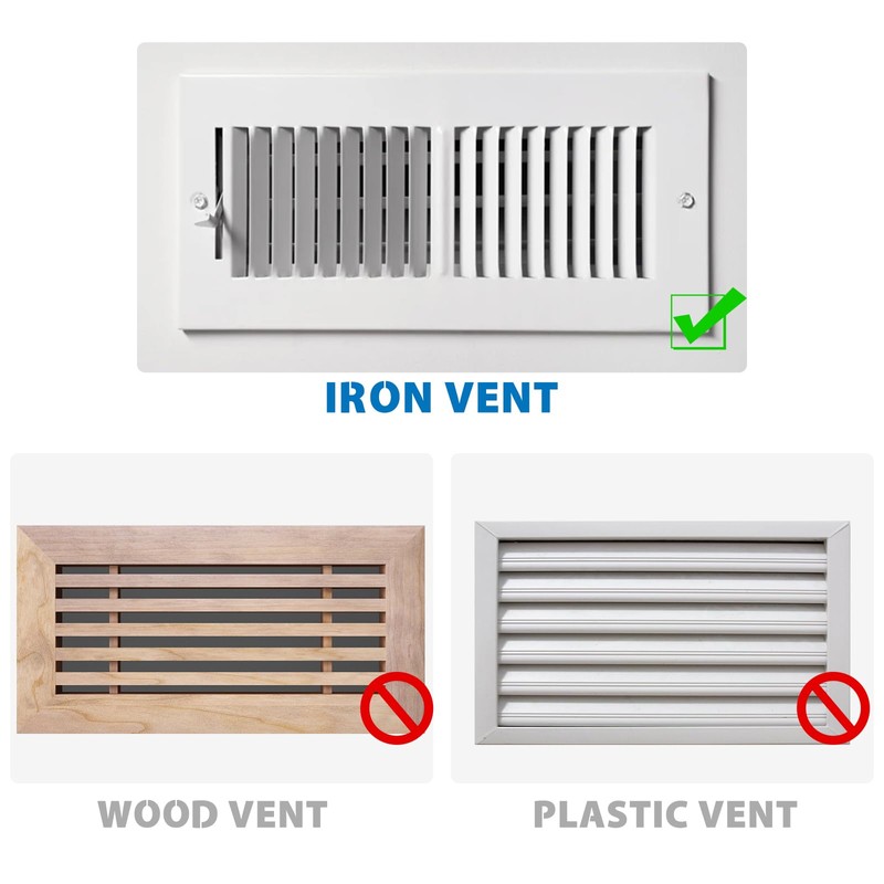 3 Pack Strong Magnetic Vent Covers for Home Ceiling, 5.5x12