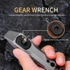 ainhue A391 Compact 3.91 inches Stonewashed TC4 Titanium Pry Bar