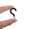 Leadigol 40Pcs White Black Cup Hook Ceiling Hooks, Heavy Duty