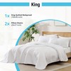 HLC.ME Lorenzo - 3 Piece King Size Quilt Set, Lightweight