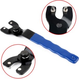Angle Grinder Wrench, Adjustable Pin Spanner， Carbon Steel（blue