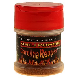 Red Carolina Reaper Pepper Powder by Magic Plant - 1/2 Oz - Extremely Hot 2M SHUS - Fine Ground Reaper Chili - No Additives