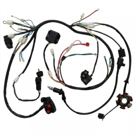 Unbranded Full Electrics Wiring Harness Loom CDI Coil For GY6 125cc 150cc ATV Buggy GoKart