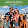 50 Collares Hawaiano Flores Fiesta Boda Xv Años Eventos Neón