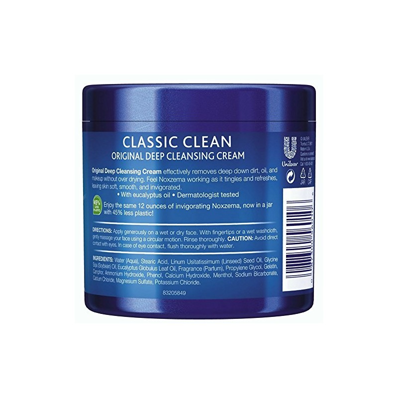 Noxzema Original Deep Cleansing Cream 12 Oz (Pack of 3)