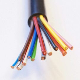 13 Core Multi Core 12V 24V Cable Wire Trailer Caravan Automotive & Marine (1 Metre)