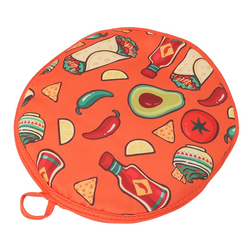 Tortilla Warmer Pouch 11.8 Inch Insulated Microwaveable Fabric Tortilla Keeper