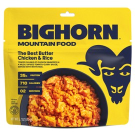 BIGHORN Mountain Food - All In Expedition Pack – contains 6 pouches | 12 servings | 211g Protein | 3,830 Calories – premium freeze dried meals - includes 1 each of our 6 entrees and 1 Insulated Coozie