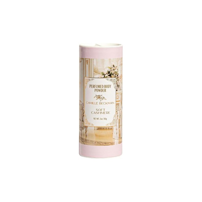 Soft Cashmere Scented Talc-Free Body Powder, Perfumed Dusting Powder, Camille