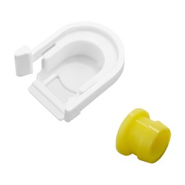 SWQS KV6Z-7K340-A DG9Z-7S004-A Transmission Shifter Cable Bushing with Cap Compatible with 2013-2016 Ford Fusion, 2013-2016 Edge, 2013-2019 Escape, Shift Cable Bushing Repair Kit Replacement