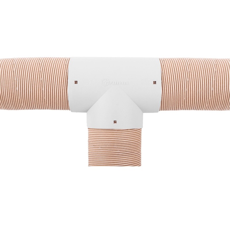 Truma T Piece for Warm Air Pipes Grey for 65