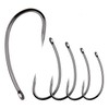 200pcs Carp Fishing Hooks Curve Shank Barbed and Barbless Carp