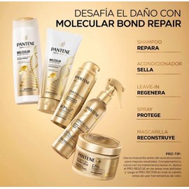 Pantene Pro-V Science Shampoo Molecular Bond Repair, con Amino-Péptido y Complejo Pro-Vitamina, 950 ml