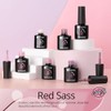 UR SUGAR UV Nagellack Rosa Glitzer, Schellack Nagellack Rosa Gel