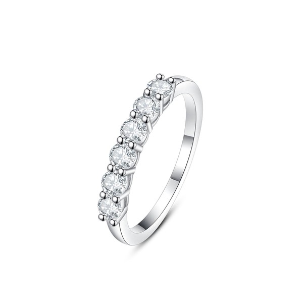 IMOLOE Lab Grown Diamond Wedding Bands for Women，0.69 Carat Ring
