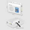 TOMASHI Portable Cassette Player Tape Recorder with Built-in Speaker,Microphone,Headphone Jack-,