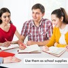 feela 3 Pack Notebooks Journals Bulk with 3 Black Pens,