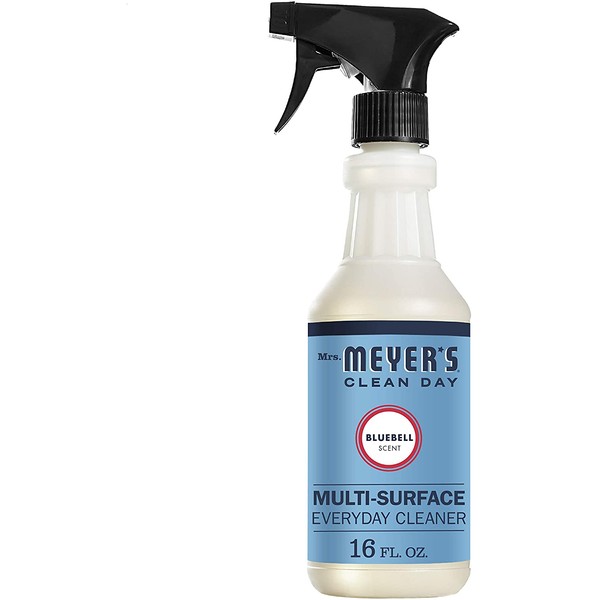 Mrs. Meyer's Clean Day Multi-Surface Everyday Cleaner, Cruelty Free Formula, Bluebell Scent, 16 oz