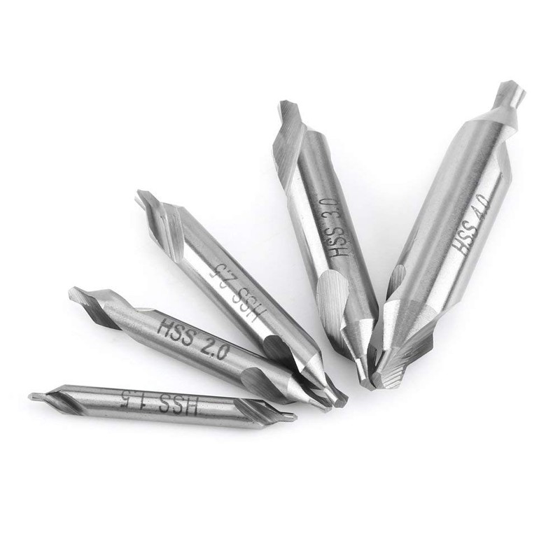 Centre Drill Metal 4 mm, Centre Drill, 5-Piece Drill Set,