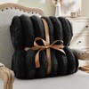 BEDELITE Faux Fur Throw Blanket for Couch, Soft and Cozy