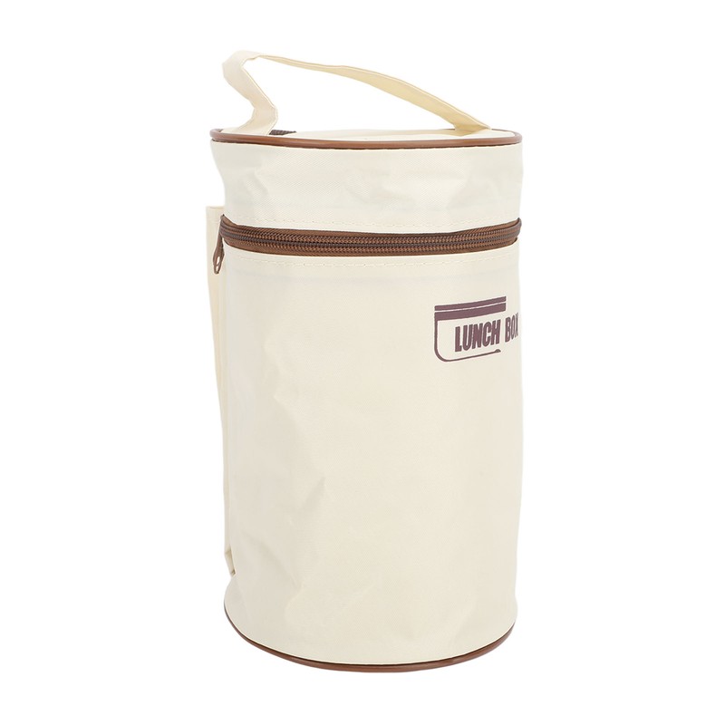 Insulated Lunch Container 304 Stainless Steel Leakproof Portable Round Thermal