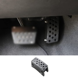 Hoolcar - Cubiertas extensoras de pedal de gas antideslizantes ajustables para reposapiés 2007-2020 Jeep Wrangler JK JKU JL JLU JT, 1 unidad