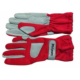 PM Sports New Kart Racing Gloves Made of OMARA AND POLYESTER for Better Grip RED (6 / XXS)