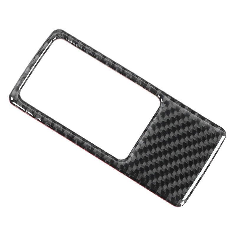 Parking Switch Panel Frame Cover Carbon Fiber Sticker Fit for