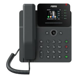 Fanvil V61W Wi-Fi IP Phone 4 SIP Lines 12 Programmable Buttons LCD Display Support RJ9 Headphones Black