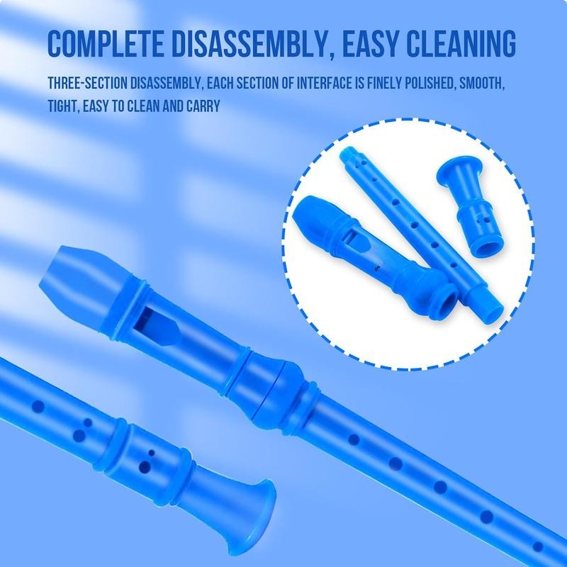 Recorder Instrument for Beginners Students Style C Key Soprano Recorder