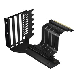 GLOTRENDS 3-Slot GPU Support Bracket with 150mm PCIe 4.0 Riser Cable for GPU Vertical Mount, Compatible with RTX 40/30 Series and Radeon RX7000/RX6000 Series, PC Cases with Open PCI 7/8-slot Design