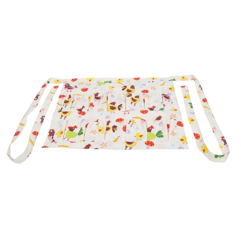 Eggs Collecting Protective Apron Multiple Pockets Chicken Eggs Gathering Holding