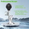 10L0L Golf Cart Bugle Horn, Retro Chrome Snail Air Horn