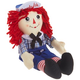 Aurora® Timeless Raggedy Ann & Raggedy Andy® Raggedy Andy Classic Stuffed Doll - Cherished Memories - Lasting Play - Multicolor 17 Inches