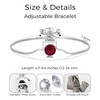 Philip Jones Red Crystal Bracelet Created with Zircondia® Crystals