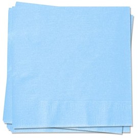 MORAINJAY Lake Blue Tableware Set with Plates, Tablecloth, Napkins, Cups (Napkin)