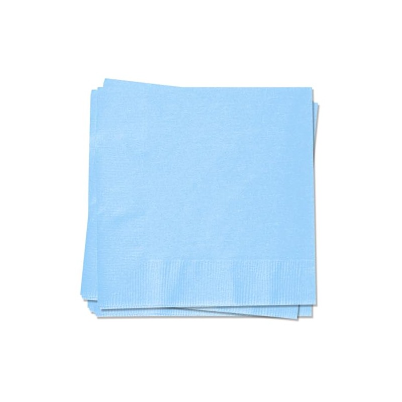 MORAINJAY Lake Blue Tableware Set with Plates, Tablecloth, Napkins, Cups