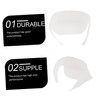 Beavorty 3sets Sweat Absorbing Sticker Pad Collar Pad for Men