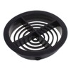 5 x Grey Plastic Soffit Vents 70mm Circular Push Fit