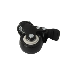 FixtureDisplays 2" M10x15 Threaded Stem PU Wheel Chair Castor Replacement Caster 4 PC