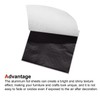 MECCANIXITY Gold Leaf Foil Sheet, Black Leaf Papers, 3.3 x